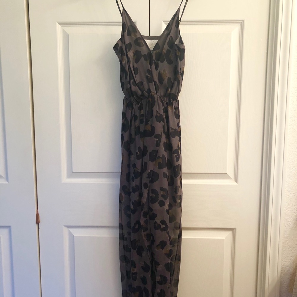 Rory Beca Silk Leopard Print Dress